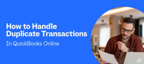 Why does QuickBooks Online show duplicate transactions, and how do I remove them?