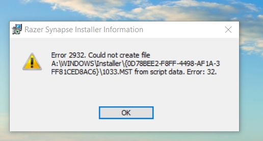 How to re-install Razer Synapse 3 & 2.0 on Windows