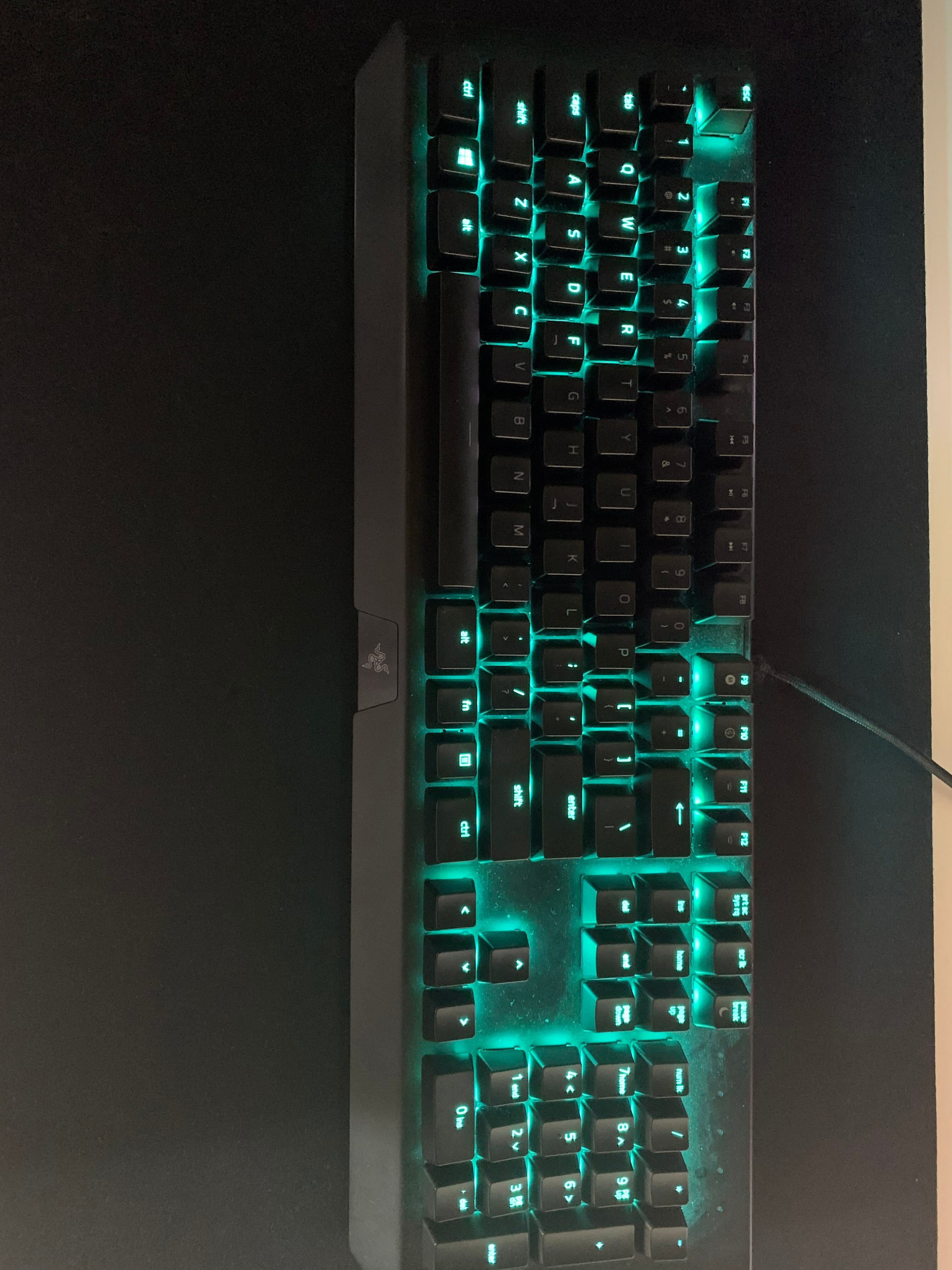 Part Of Keyboard Won t Light Up Razer Insider