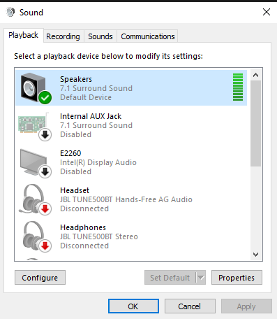 Razer kraken x 7.1 best sale surround sound not working