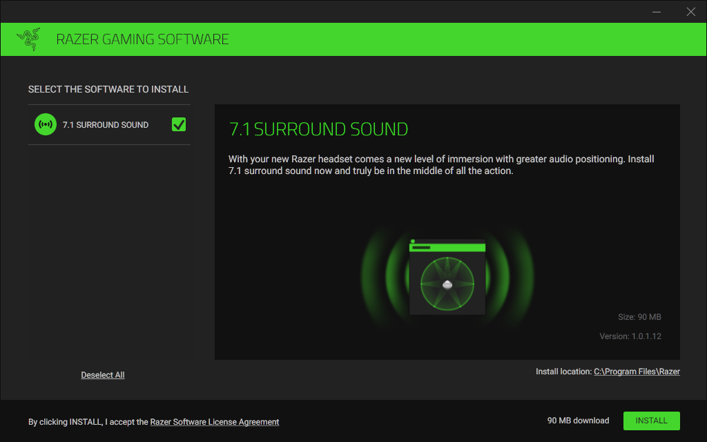 How do you activate 7.1 surround sound without the code? : r/razer