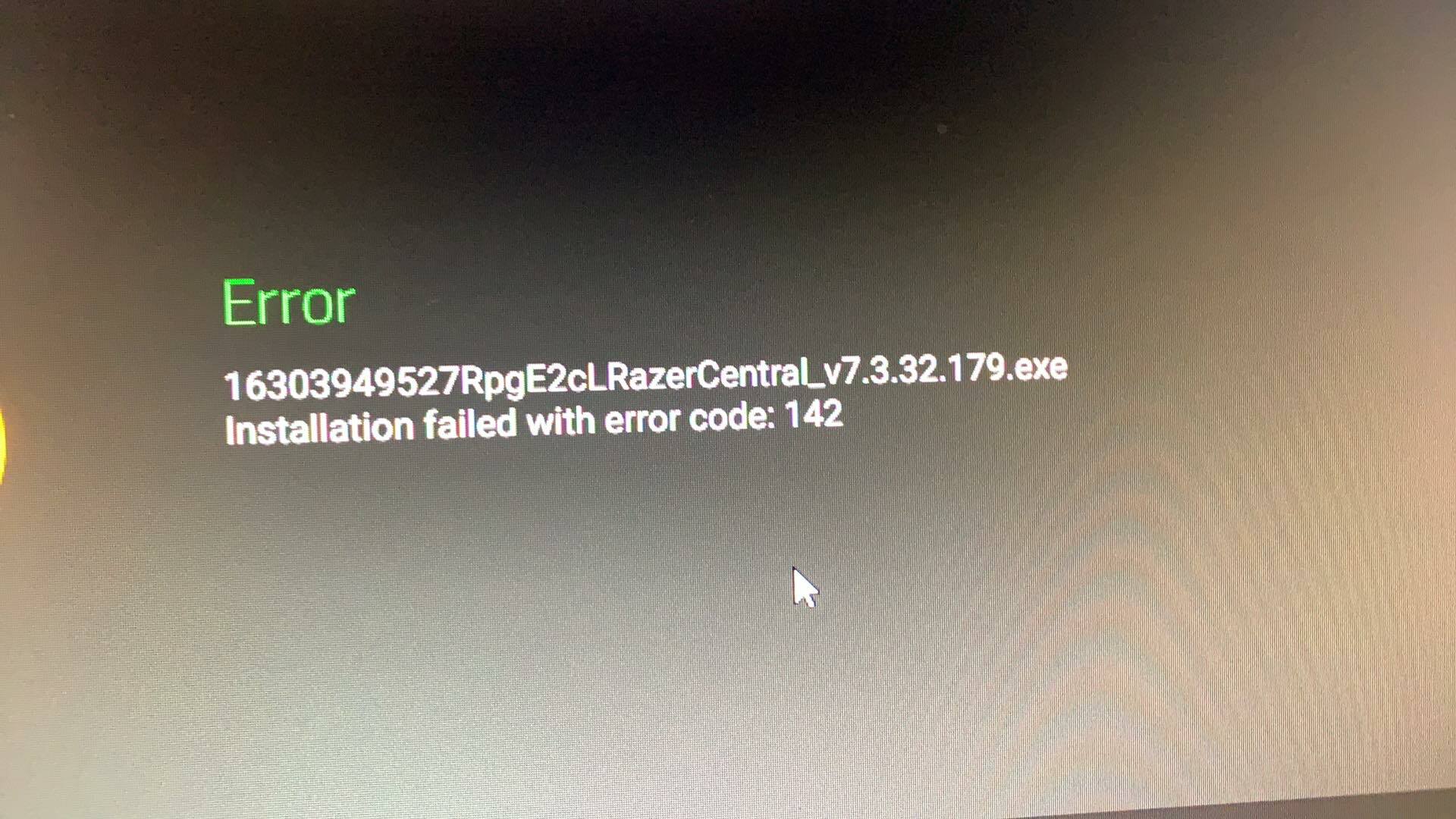 Cant Install Synapse 3 -error 142 | Razer Insider