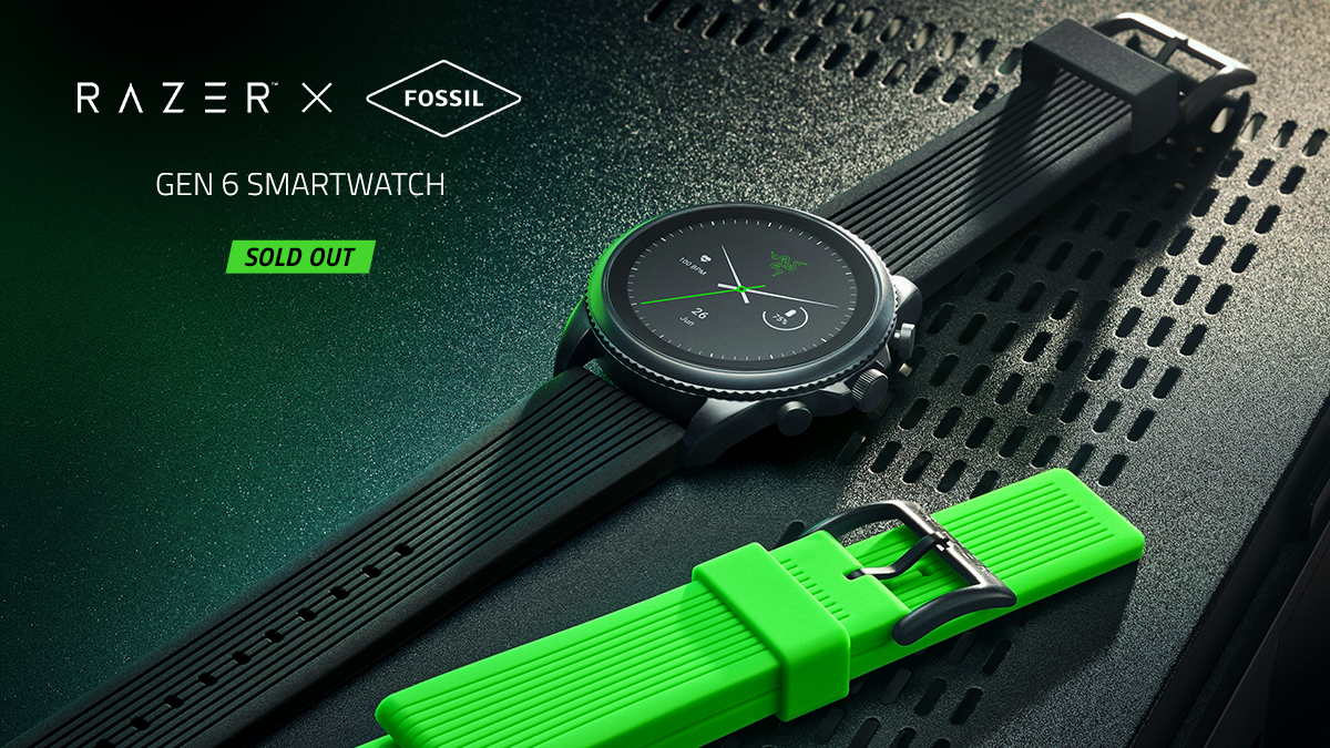 Razer and Fossil Announce the Razer X Fossil Gen 6 Smartwatch for Gamers