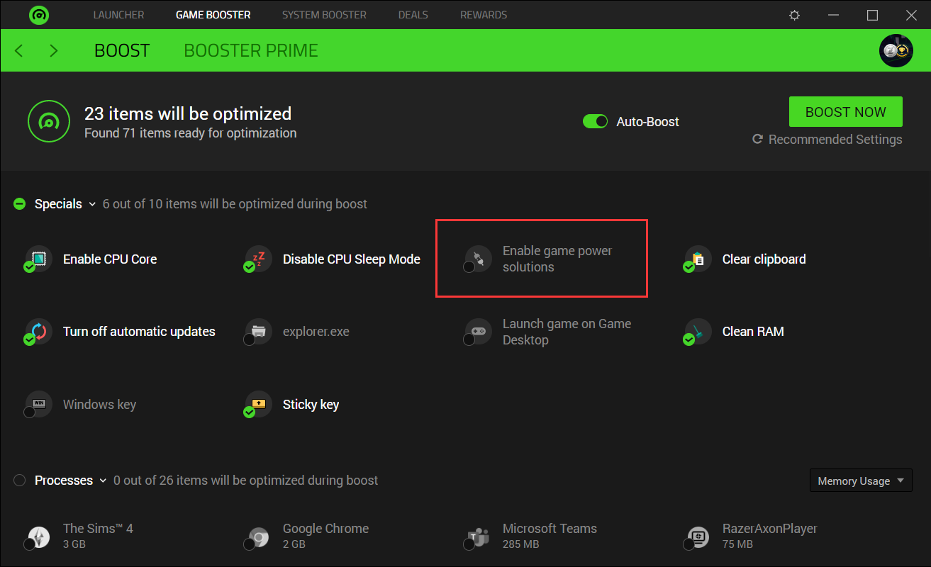 Cortex Power Plan Settings Unable To Make Changes Razer Insider