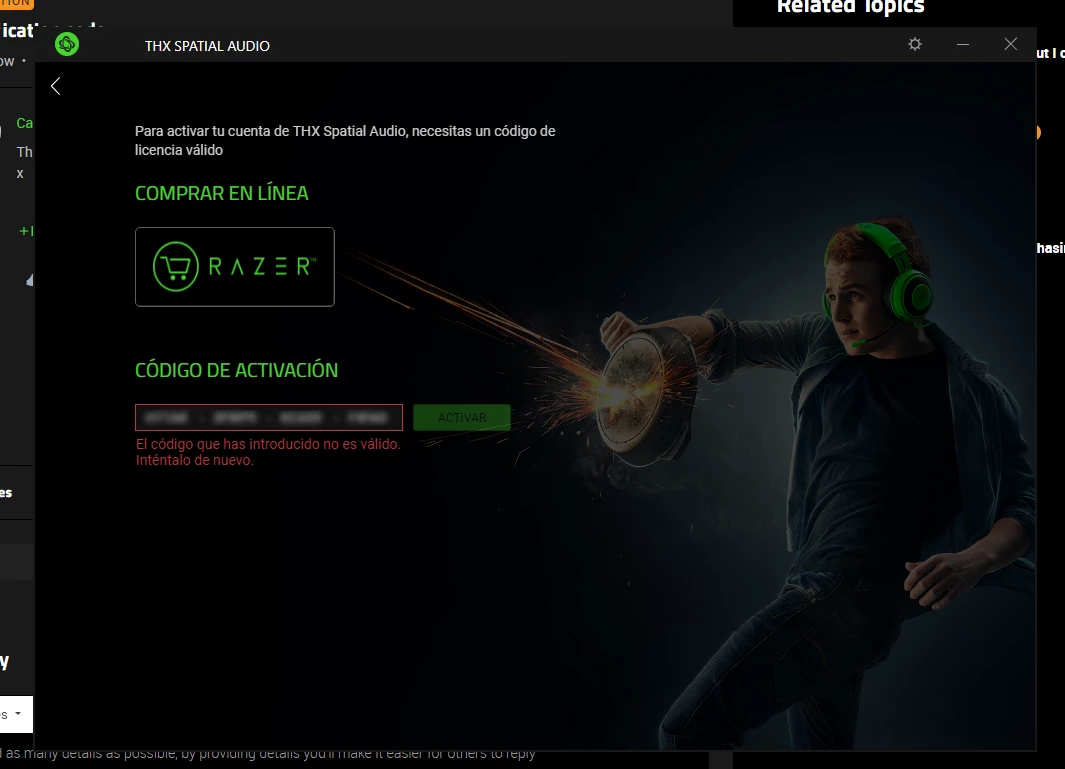 verification code | Razer Insider