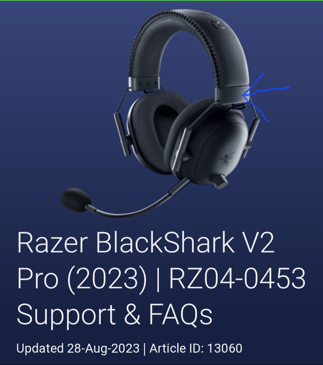 Razer BlackShark V2 Pro (2023)  Broken hinge after 2 months of use : r/ razer