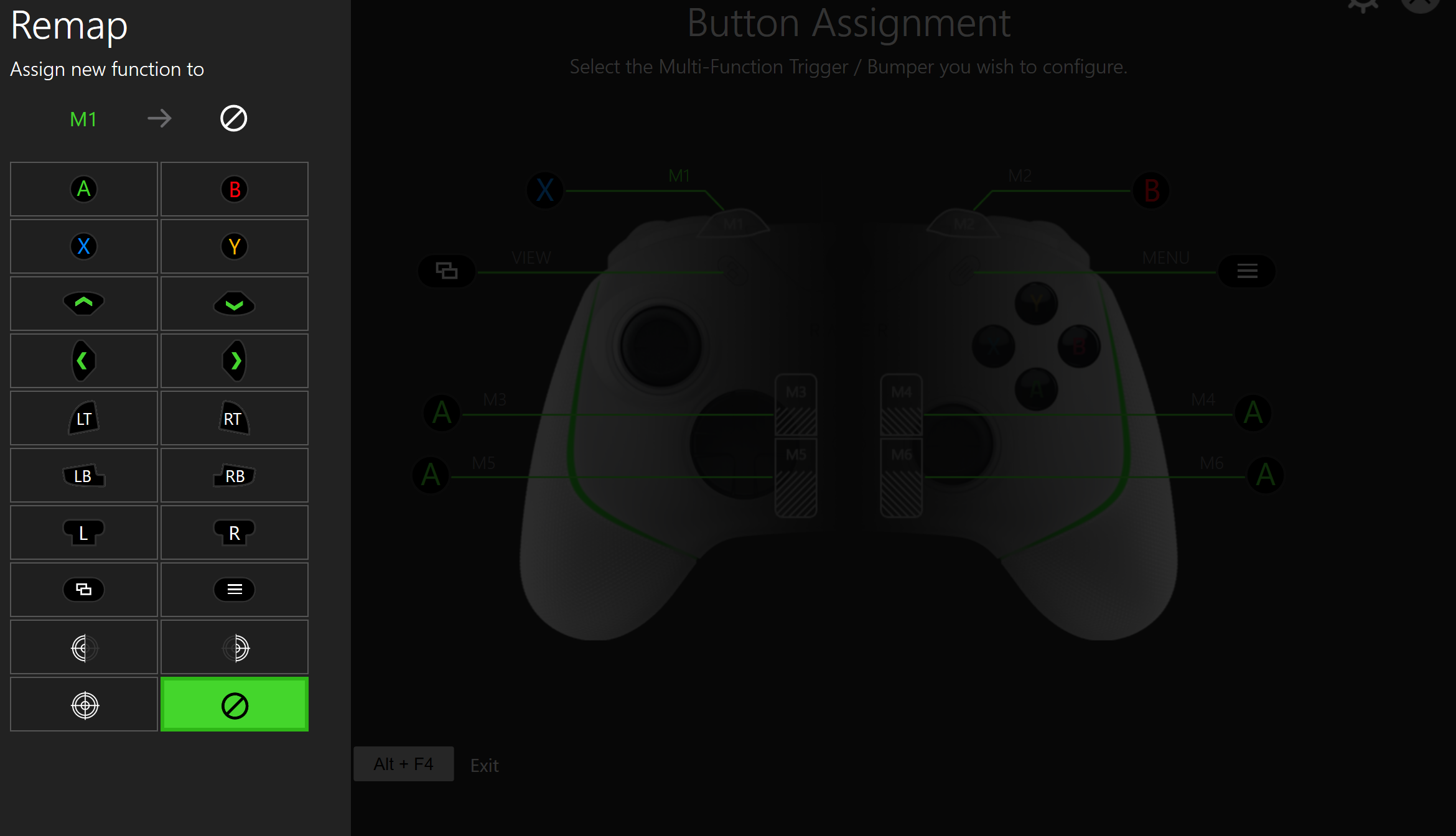 Razer Controller Setup For Xbox - Thumbsticks Direction (up, down, left ...