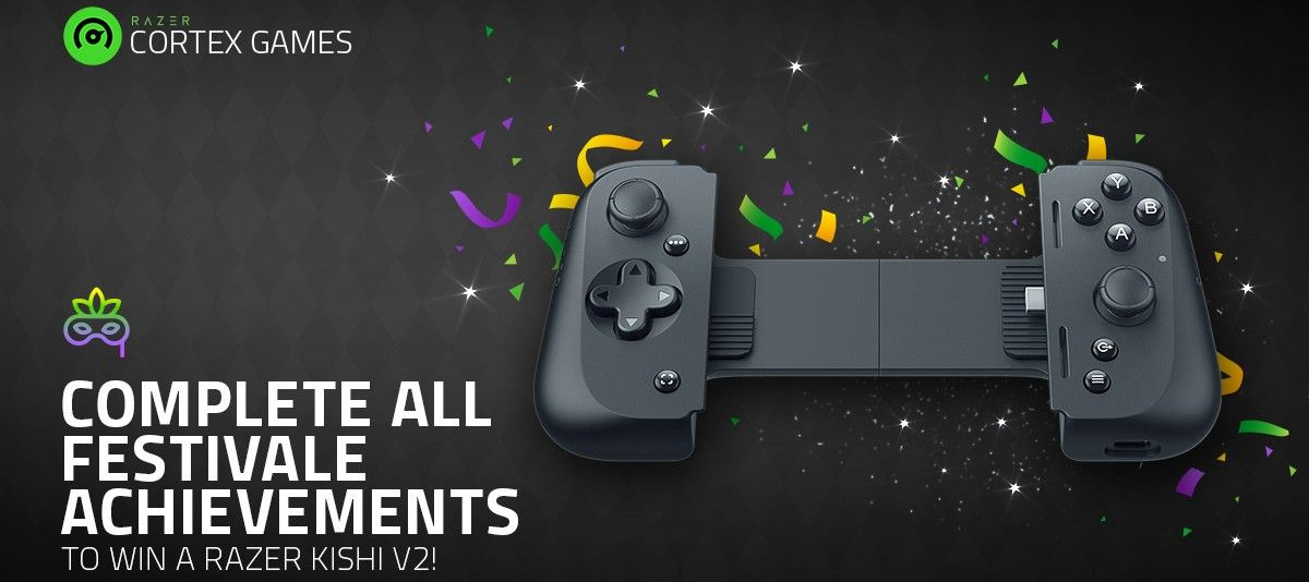[CORTEX] Win a Kishi V2: Complete all Festivale Achievements on Razer Cortex Games!