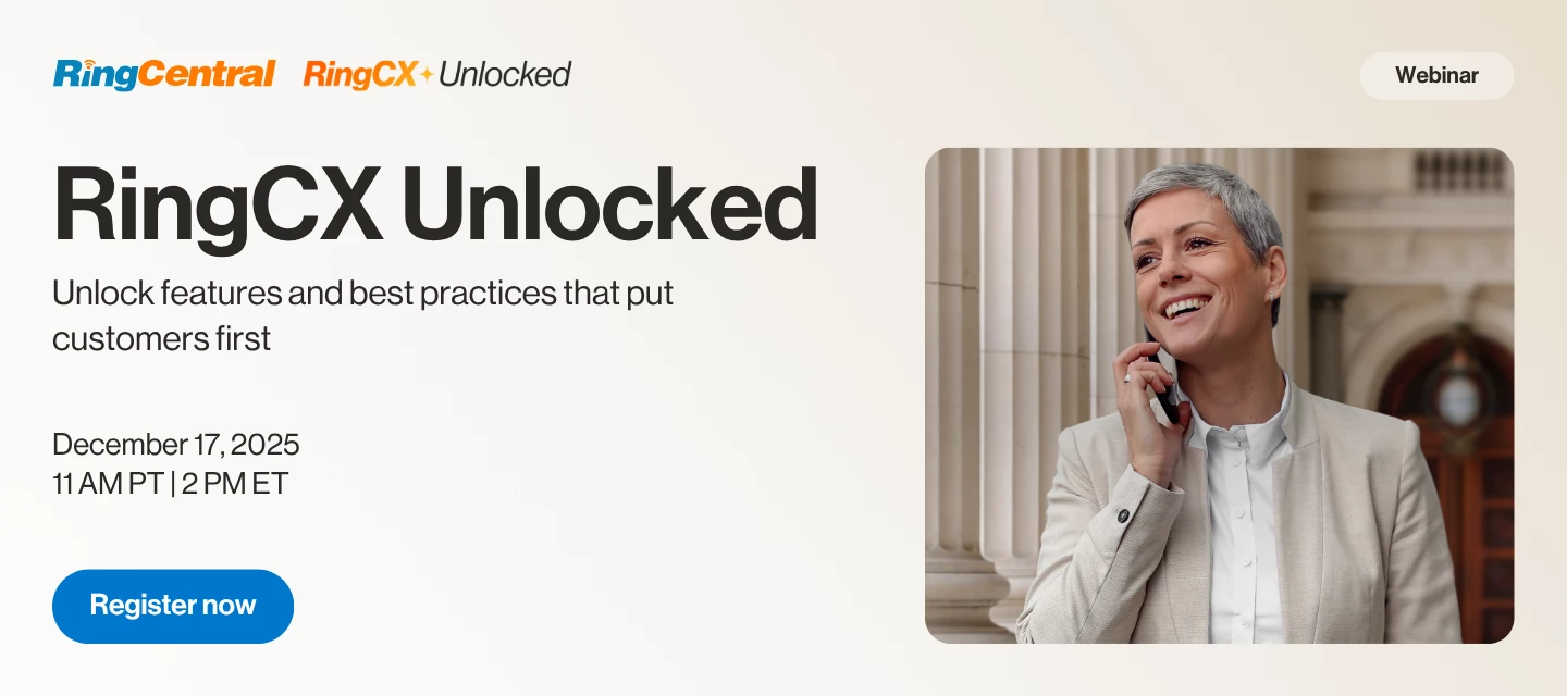 Discover the future of RingCX: Join us in RingCX unlocked webinar for ...