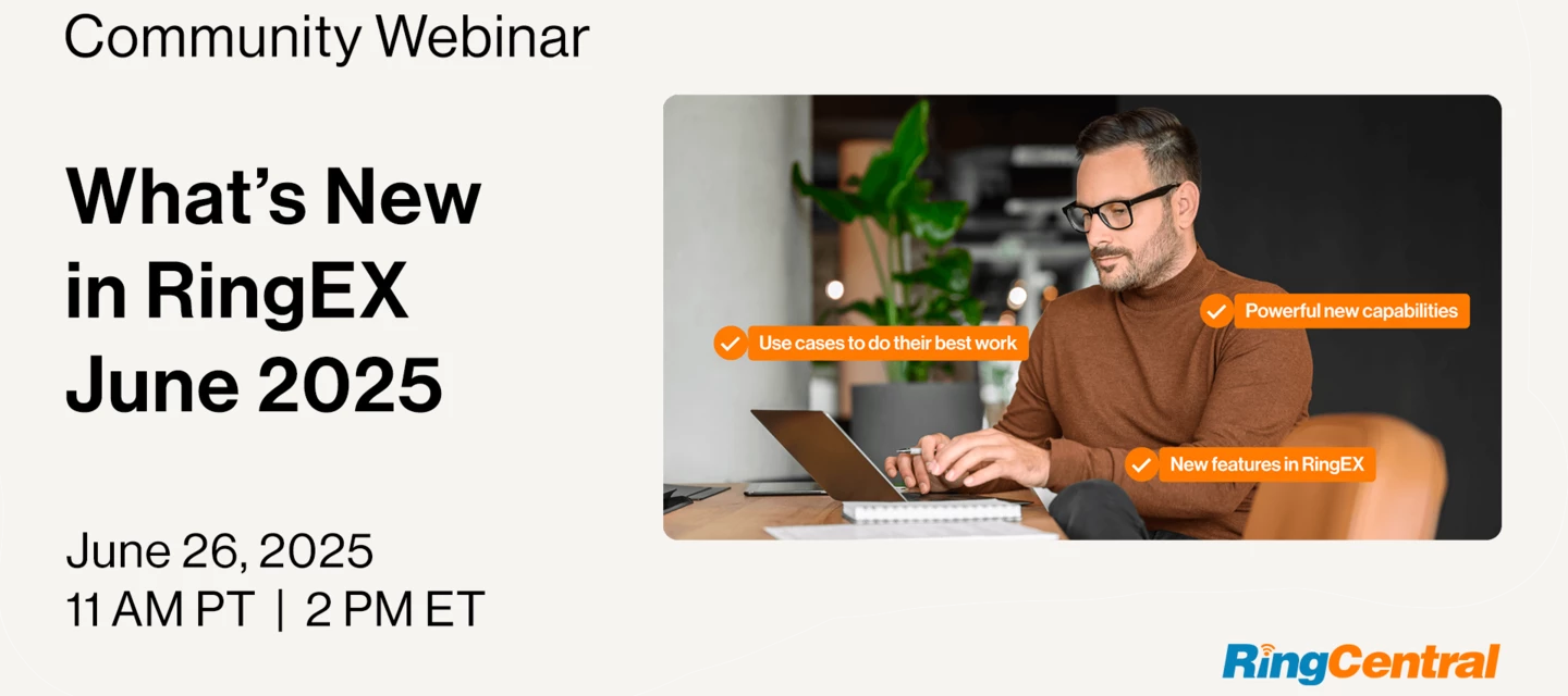 Discover What’s New in RingEX: June 2025 Feature Update Webinar | Community