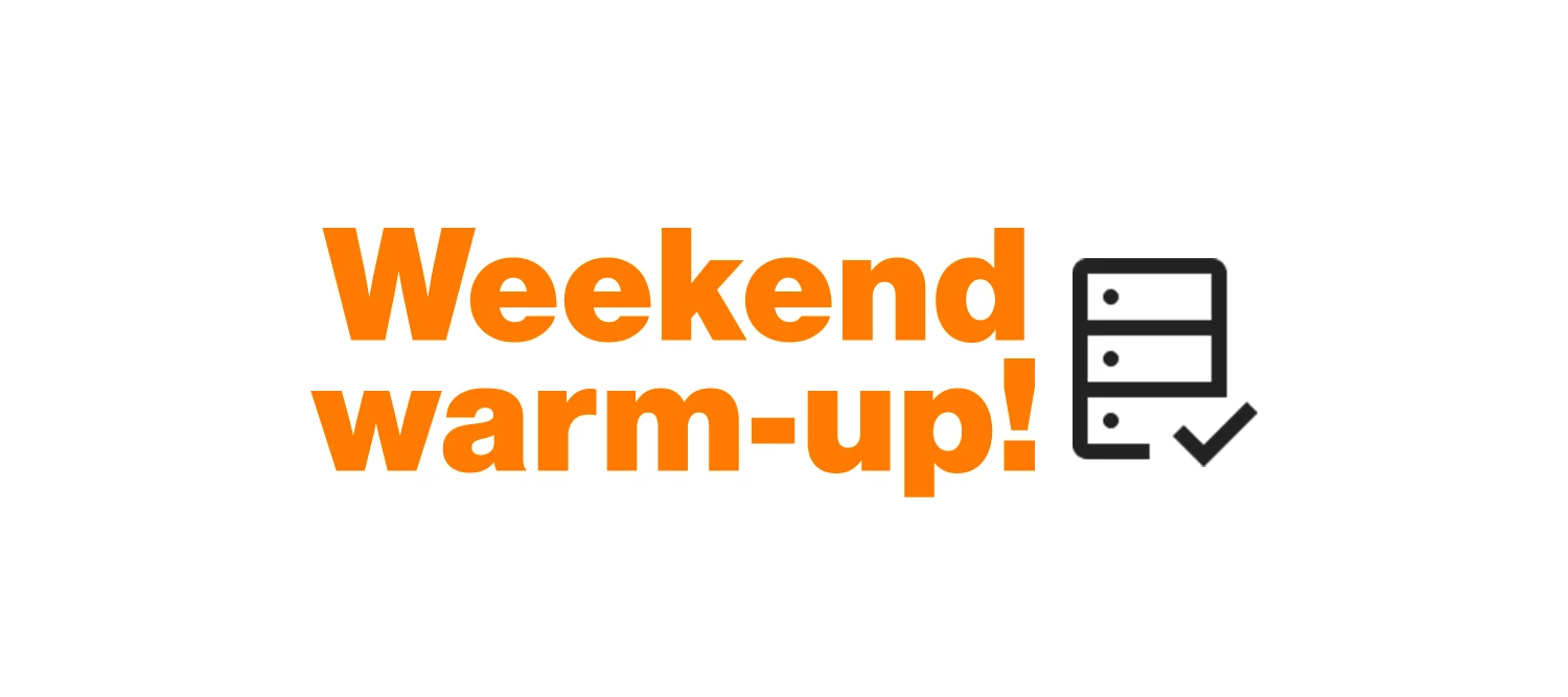 🎉 Welcome to the FIRST RingCentral Weekend Warm-up! 🎉
