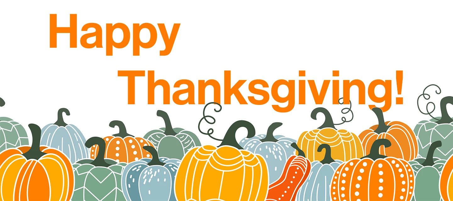 Wishing you a Happy Thanksgiving! 🦃🍂