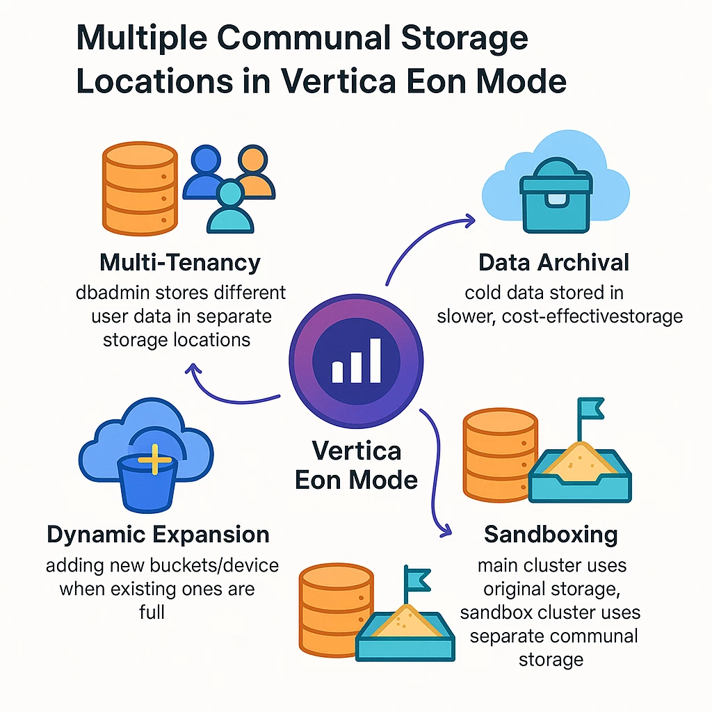 Deep Dive into Multi Communal Storage Locations in OpenText Analytics Database (Vertica)