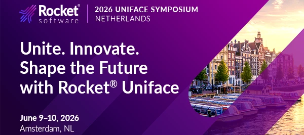 What is the Rocket Software 2026 Uniface Symposium, and why should Uniface customers attend?