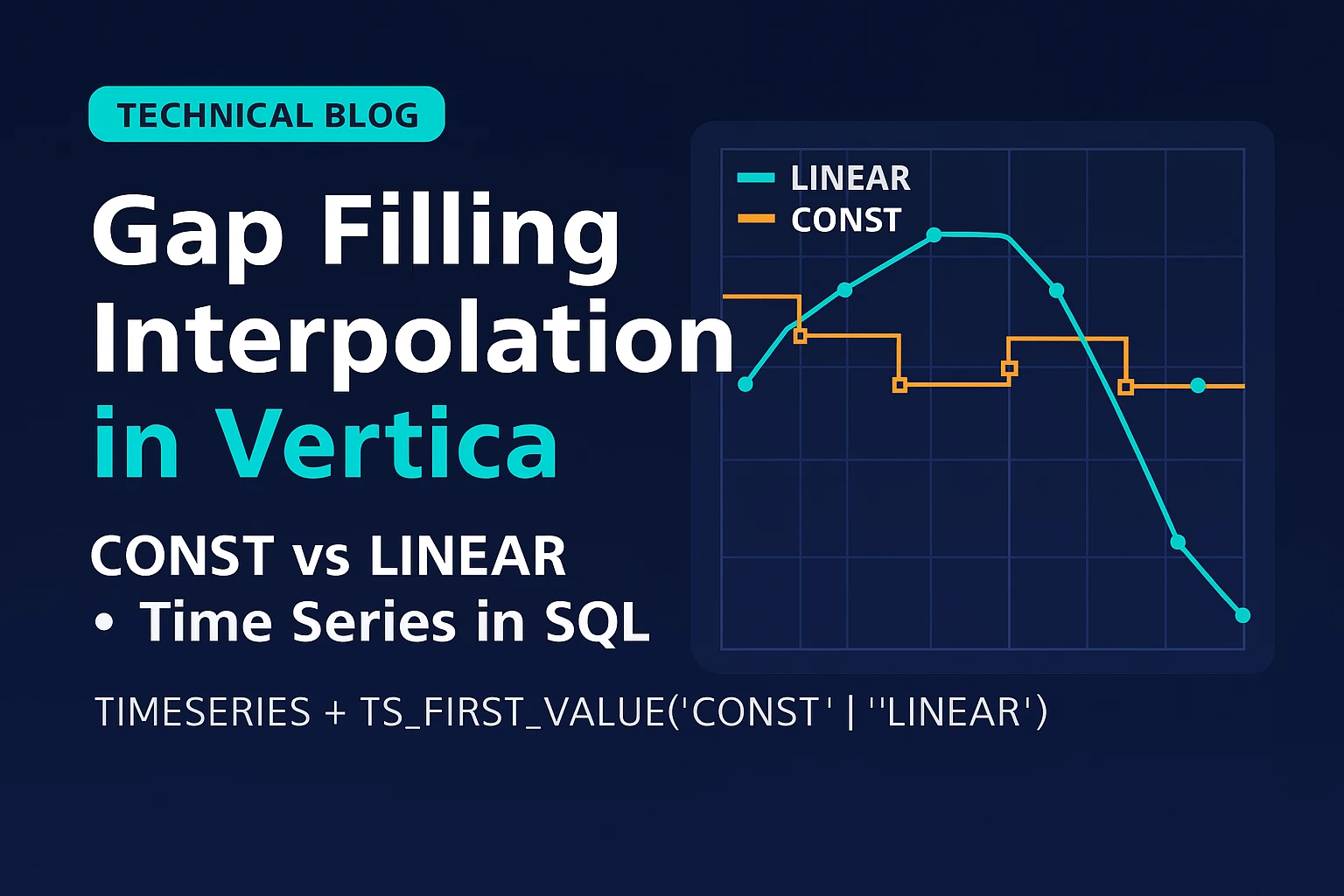 Time Series Gap Filling at Scale: Opentext Analytics Database(Vertica)’s Built-In Magic