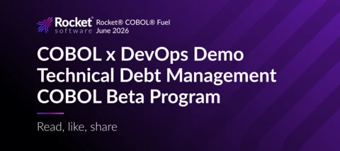 Rocket® COBOL® Fuel: Tech Debt Management and COBOL x DevOps Demo [June 2026]