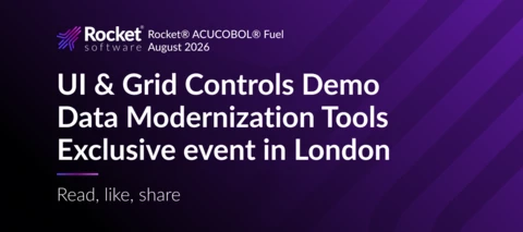 Rocket® ACUCOBOL® Fuel: UI & Grid Controls Demo + Survey [August 2026]