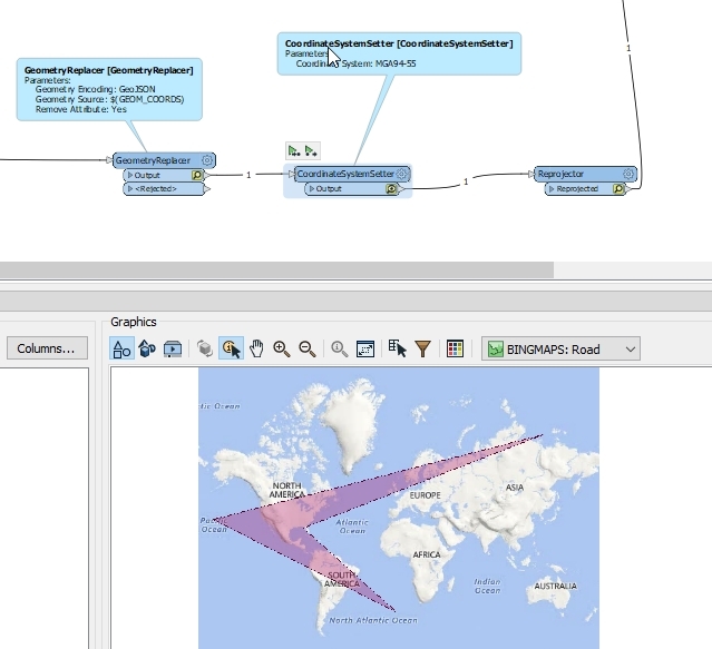 2020-08-22 22_47_55-_NONE to XLSXW (C__Users_Ben_Desktop_Clip AGOL Data.fmw) - FME Workbench 2020.0