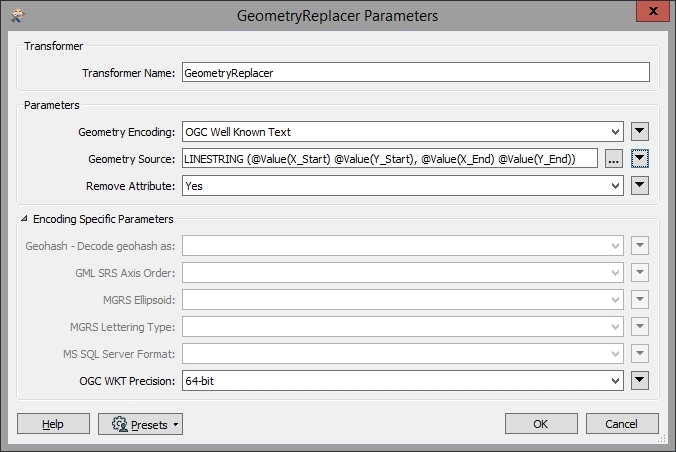 GeometryReplacer_WKT_LineString_from_Coordinates