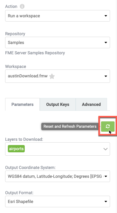 RefreshParameters