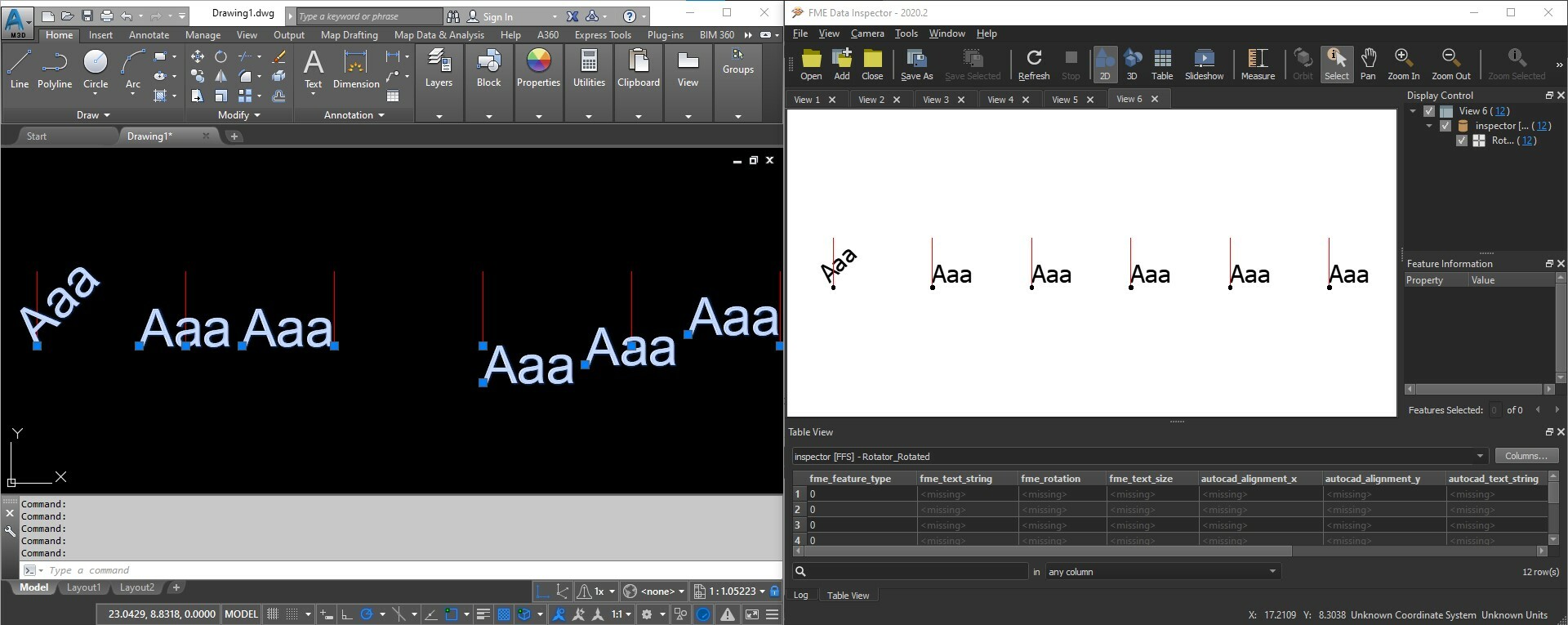 autocad_vs_inspector_text