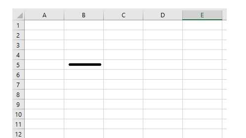 Line -Excel