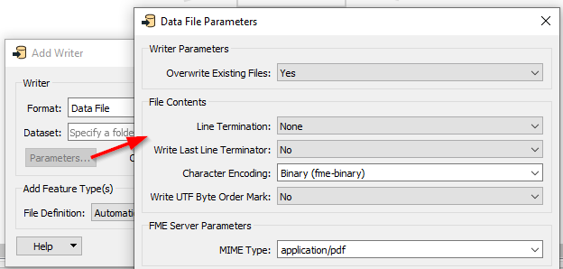 data file writer