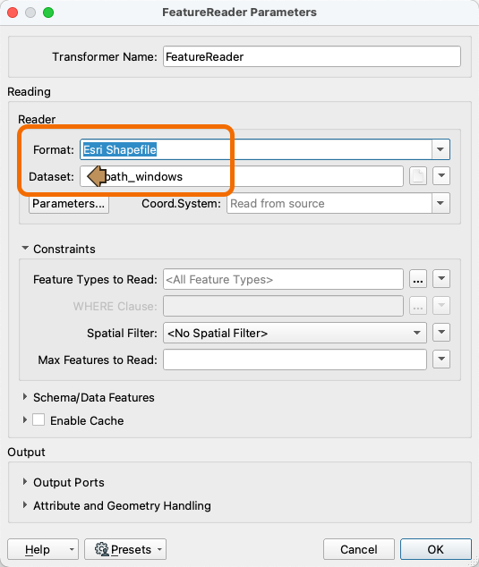 FeatureReader_shapefile