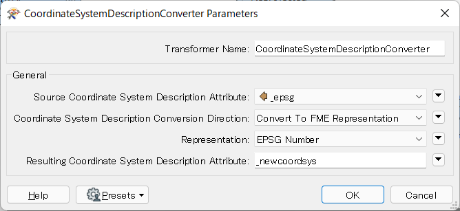coordinatesystemdescriptionconverter-parameters