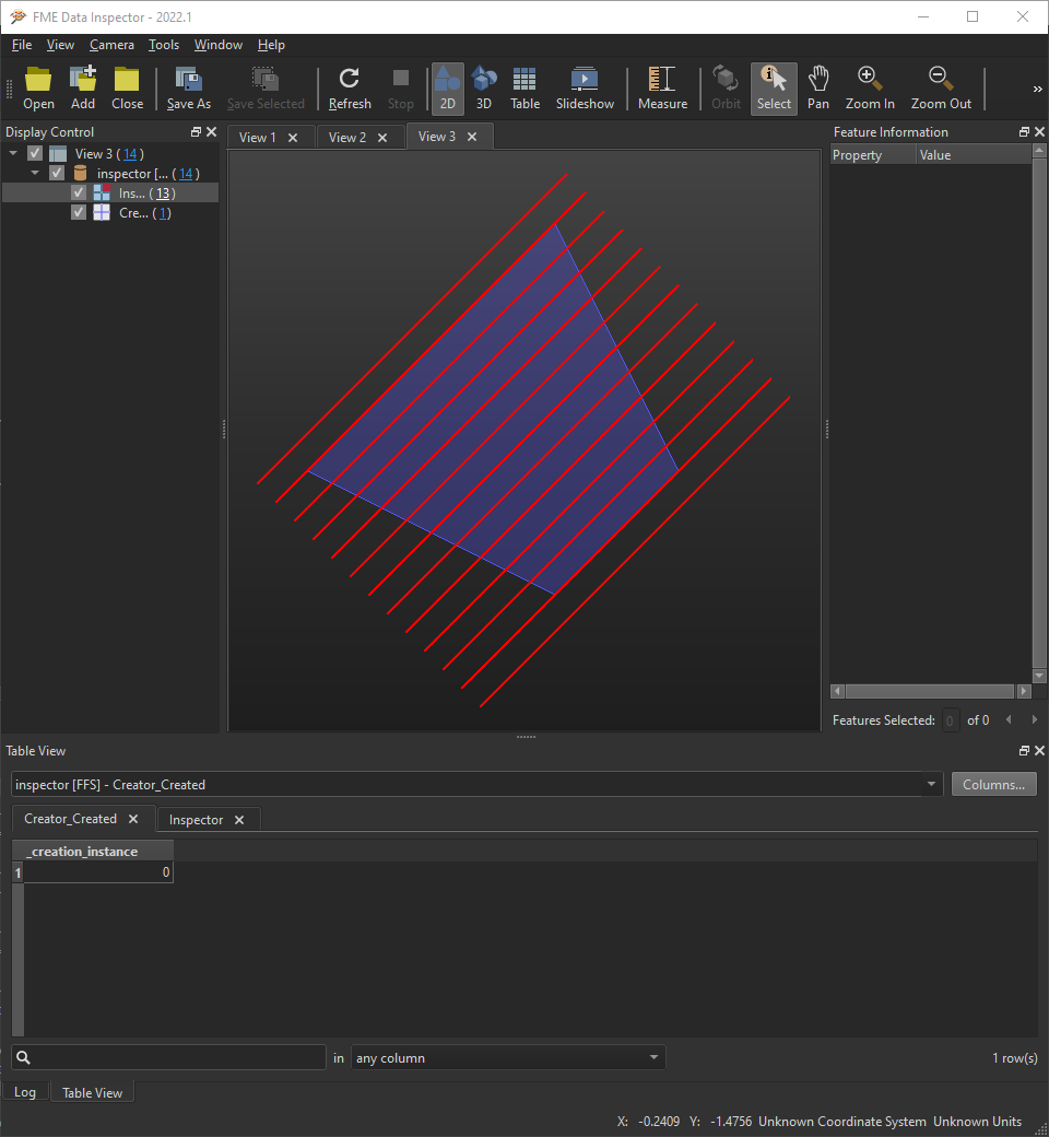 Fill polygon with lines Inspector