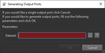 Output Ports dialog