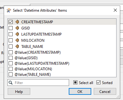 list of attributes plus list of @Value(attributes)