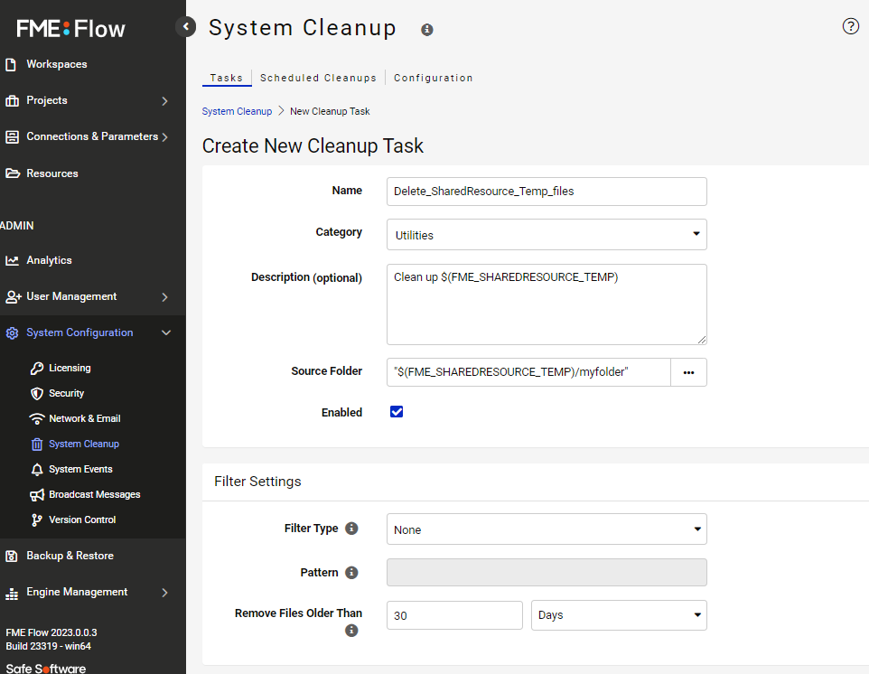 NewCleanupTask_FMETEMP_30days old