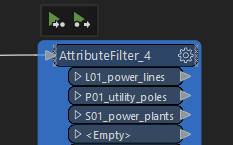 Layer names via attribute filter