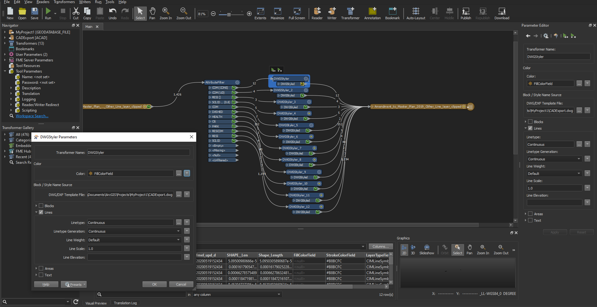 FME Color by attribute