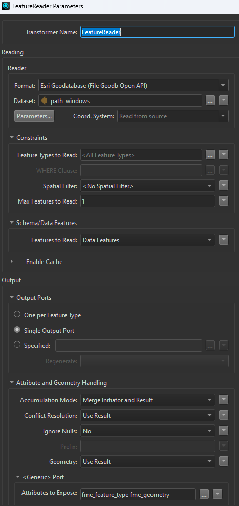 FeatureReader_parameters