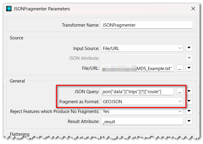 jsonfragmenter-parameters