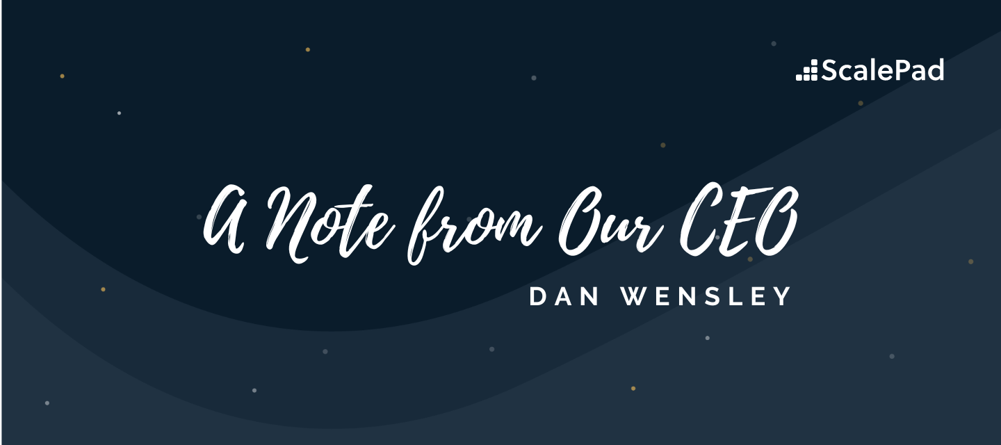 A Note from Our CEO