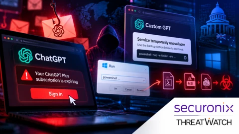 OpenAI and ChatGPT-themed cyber abuse: phishing, unauthorized agent actions, and Custom GPT ClickFix delivery