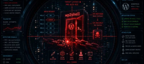 BETA DETECTION: WordPress REST Batch API Exploitation wp2shell