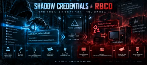 BETA DETECTION: Shadow Credentials Followed by RBCD Configuration Attack Chain
