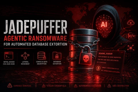 JADEPUFFER: Agentic Ransomware for Automated Database Extortion