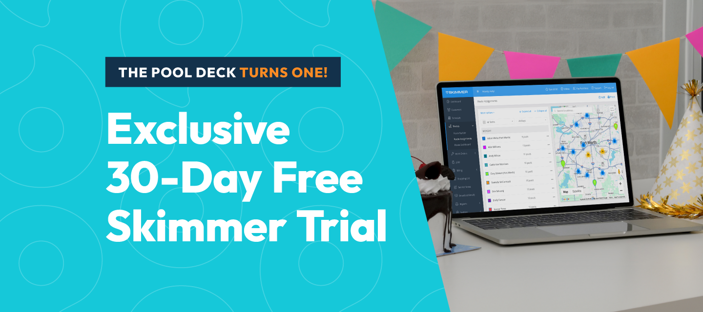 🎁 Exclusive 30‑Day Free Skimmer Trial for Pool Deck Members! 🎁