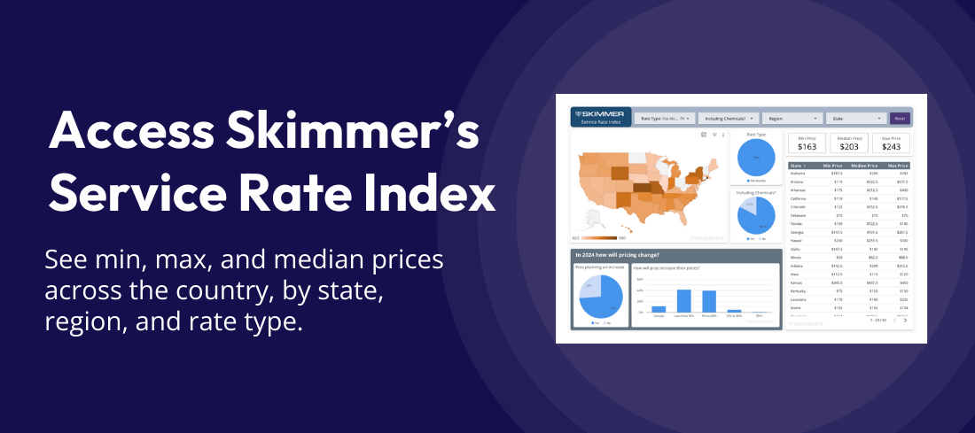 Compare your prices to other pool professionals💲