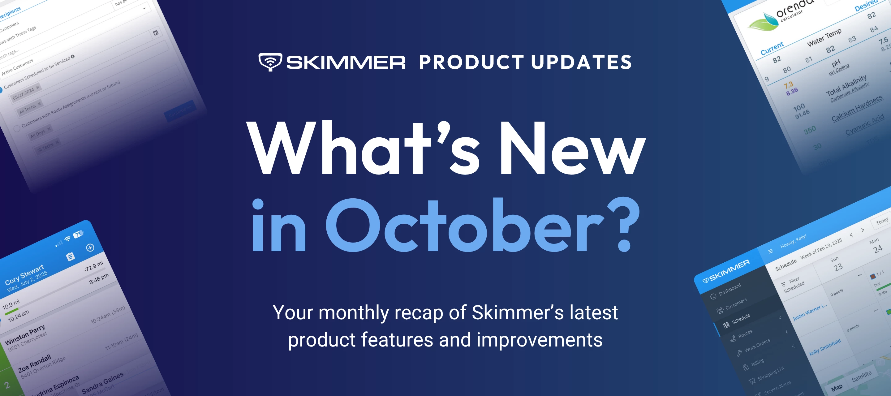 October in Skimmer: Jobs, Surcharging, Text Invoices, Revamped Reports, and More