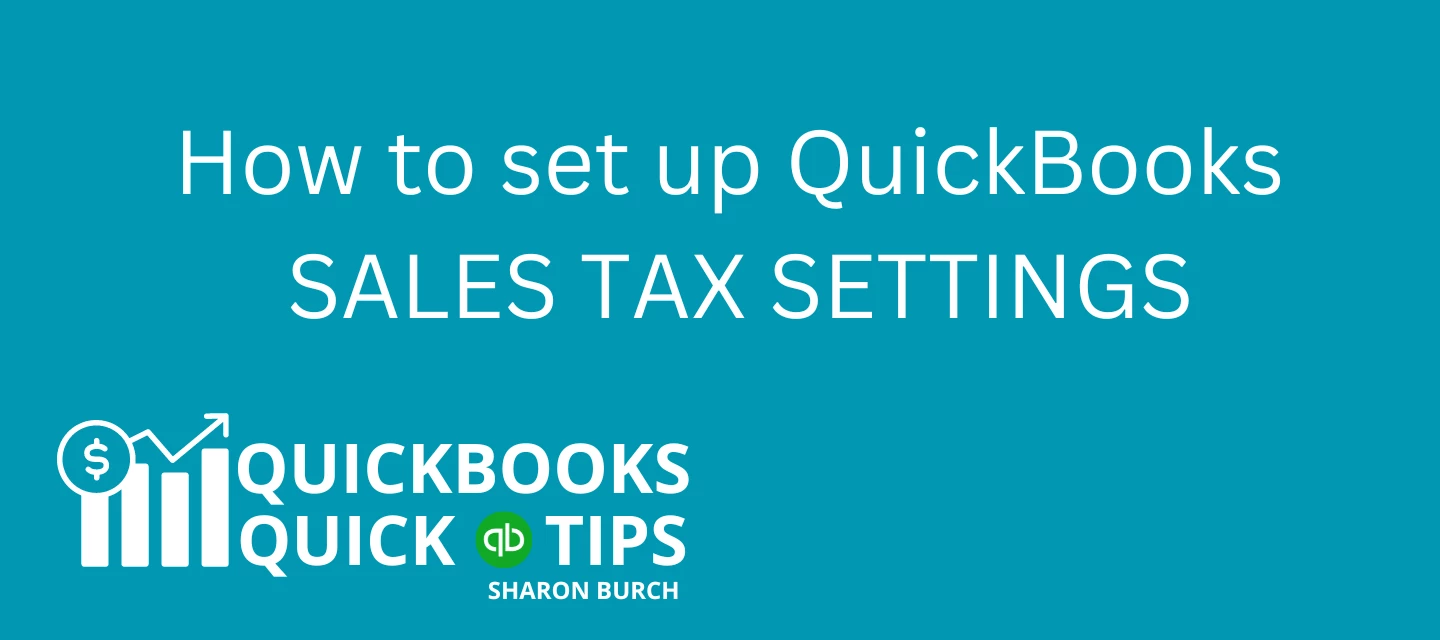 Sales Tax Settings in QuickBooks to match Skimmer
