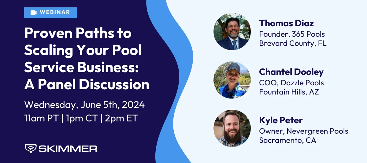 REGISTER NOW - Proven Paths to Scaling Your Pool Service Business