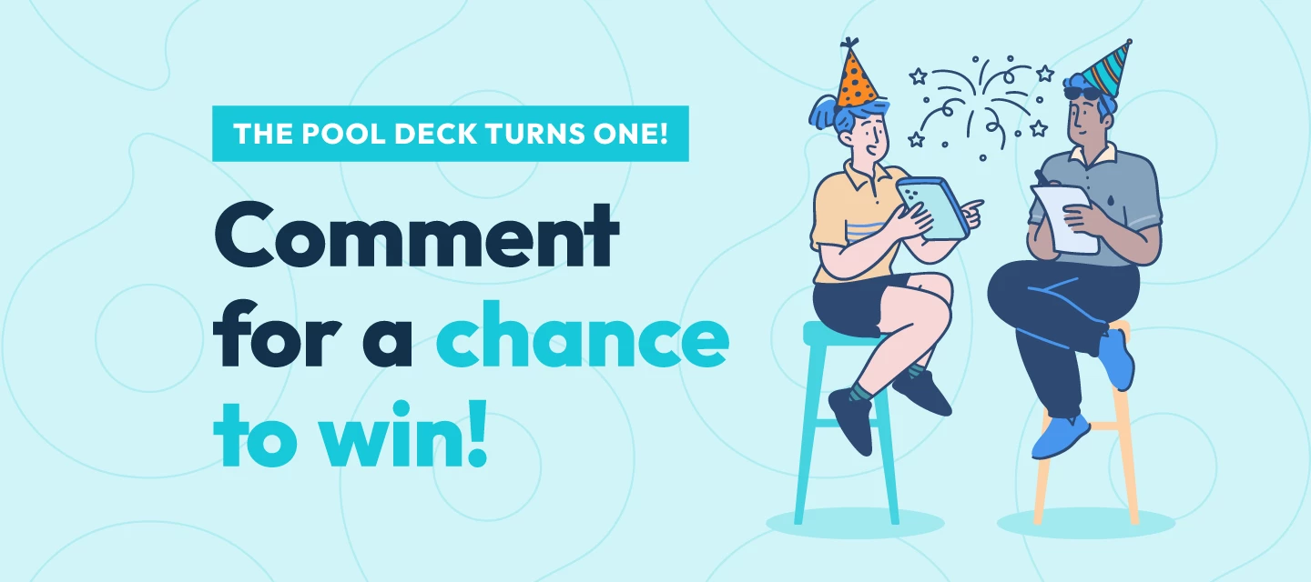 🎉The Pool Deck is officially ONE year old today 🎉
