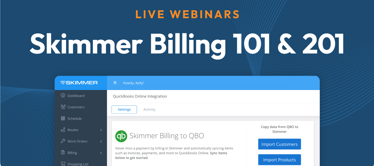 Back by popular demand: Live Skimmer Billing webinars