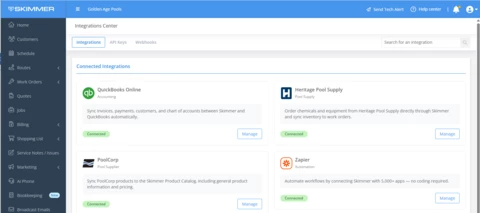 NEW in Skimmer: Integration Marketplace